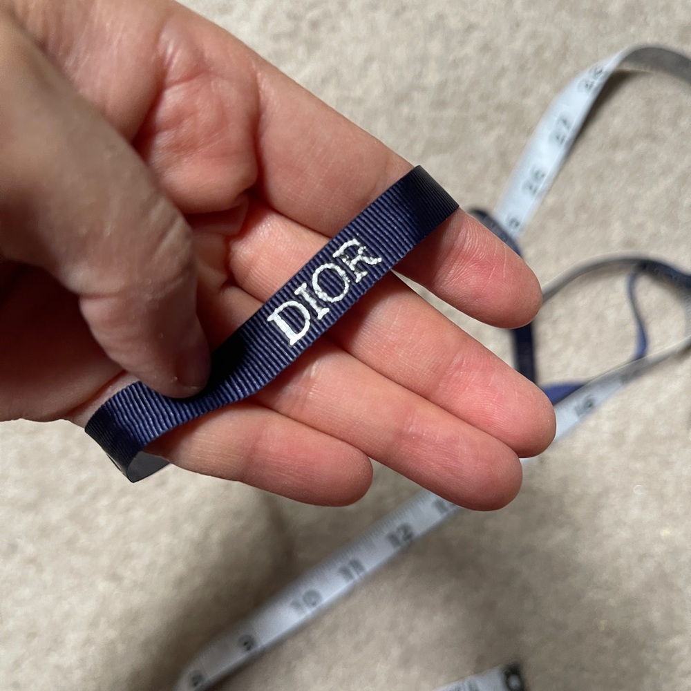 Dior Dark Blue  Ribbon 47”